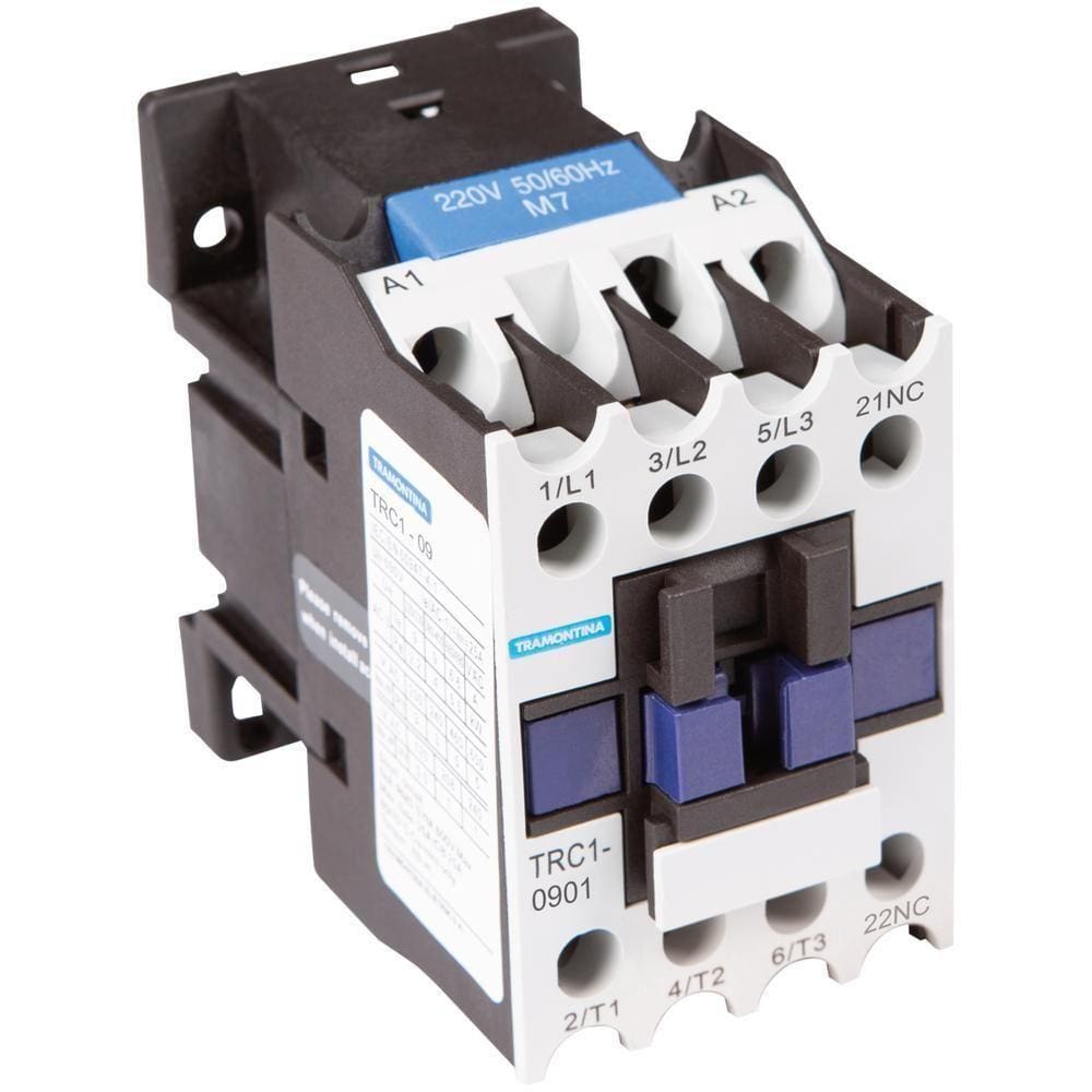 Contator Tripolar Trc1-0901 9A 220Vca 1Nf