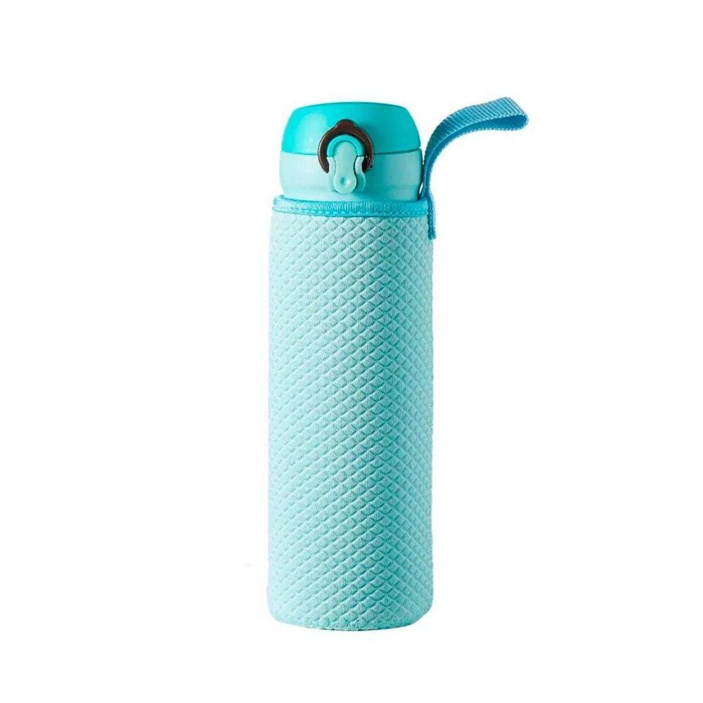 Case protetora para garrafa aduze easycarry azul texturizada