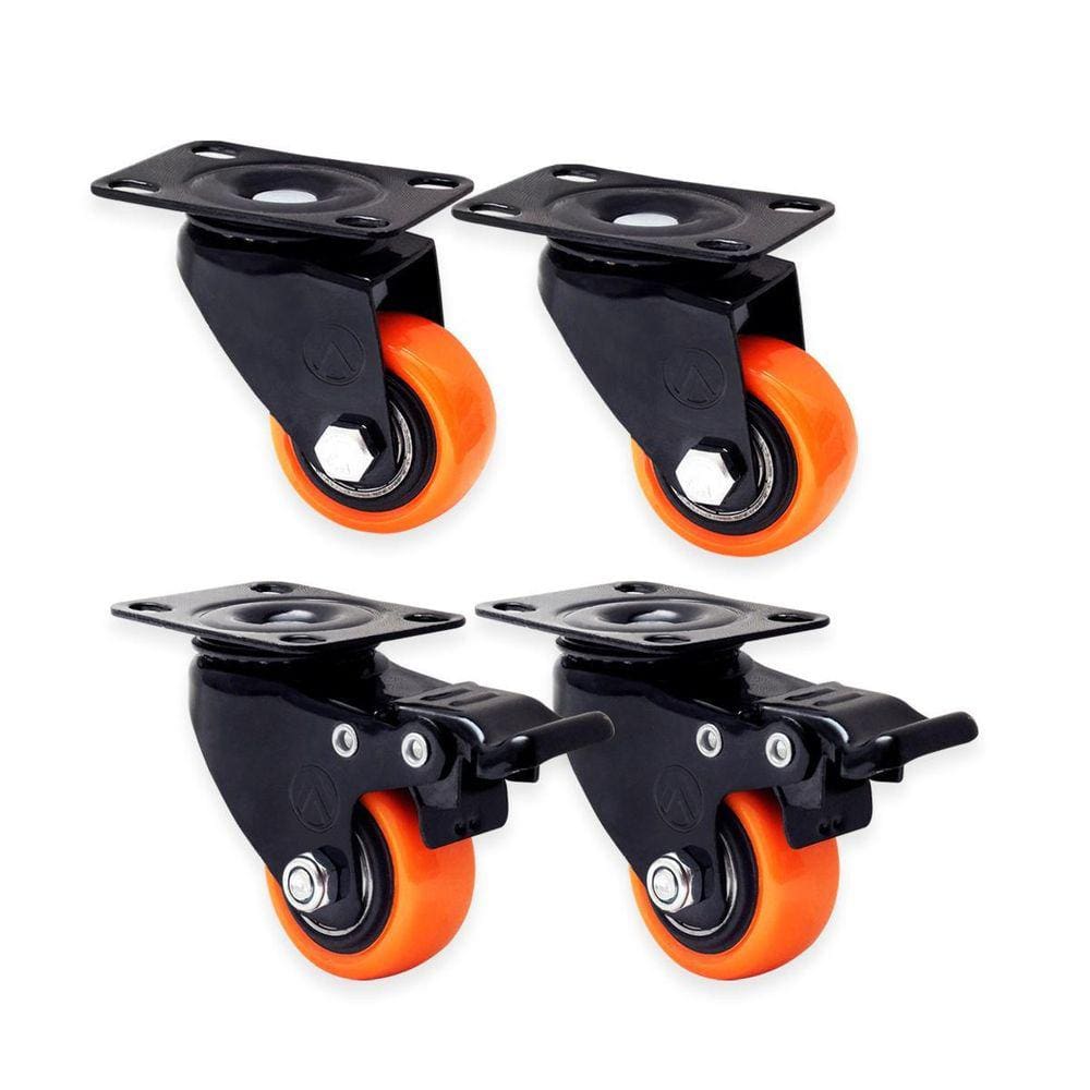 Rodinhas Rodízio Reforçadas 40mm - Para Móveis Pesados