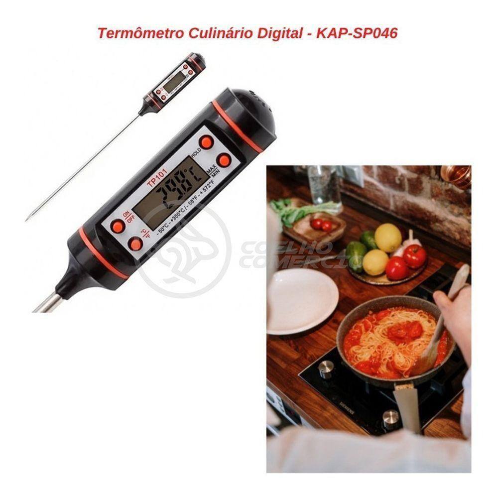 Termômetro Culinário Cozinha Digital -50ºc A +300ºc