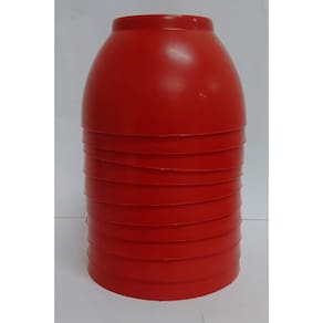 Jogo 10 Prato Vermelho Quadrado 10 Cumbuca 400Ml-Top