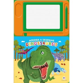 Lousa Magnética - Aprenda A Desenhar - Dinossauros