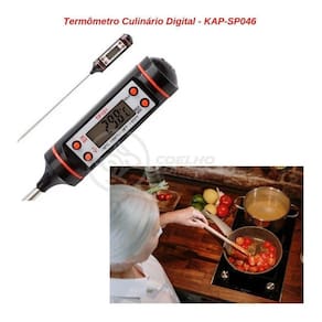 Termômetro Culinário Cozinha Digital -50ºc A +300ºc