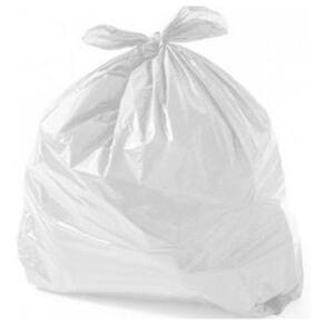 Sacos De Lixo 60 Lts Leitoso Branco Com 100 Unid. 58X76