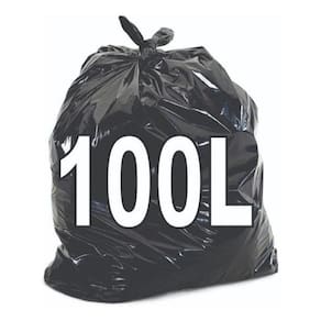 Kit 6 Pacote Saco De Lixo 100 Litros Resistente 100 Unidades