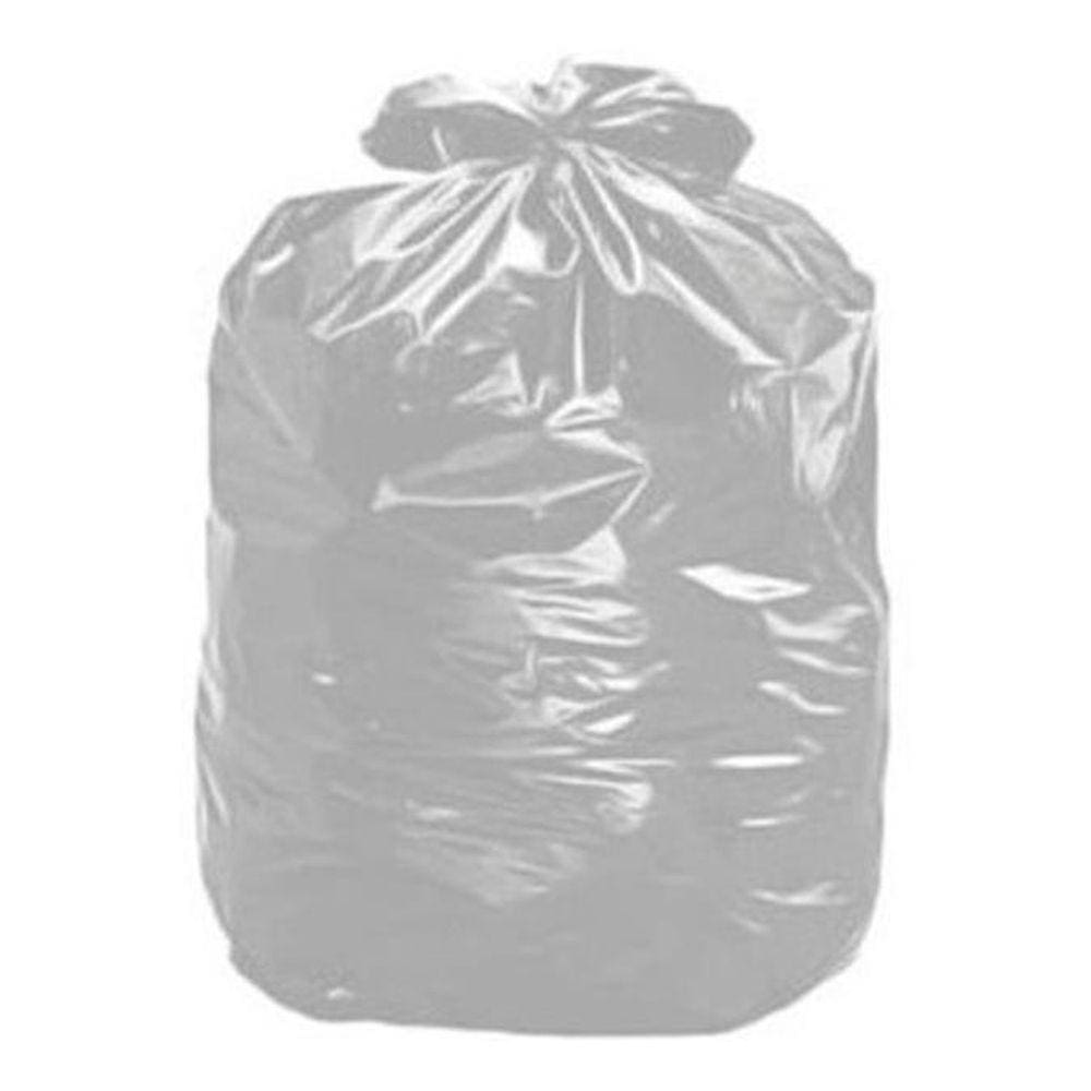 Kit 10 Pcts Saco Para Lixo Cinza 60L C/100