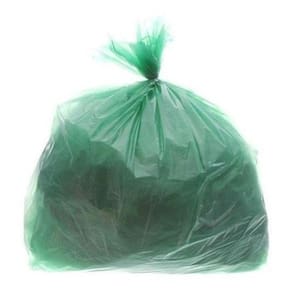 Saco Para Lixo Verde Reforçado 100 Lt Com 50 Uni