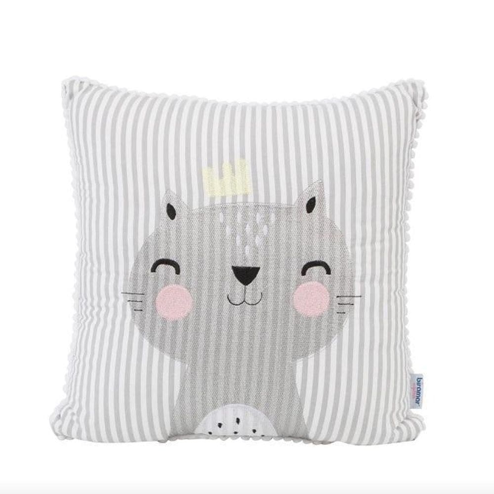 Almofada Pompom Woodland Gatinho