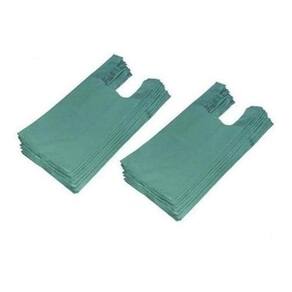 Kit 500 Sacolas Plasticas 40X50 Verde Reciclada
