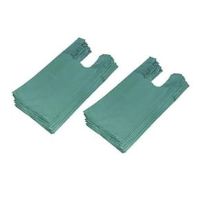 200 Sacolas Plasticas 50X70 Verde Reciclada Kit Oferta