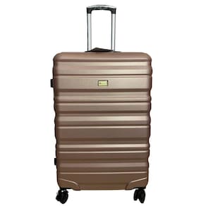 Mala de Viagem Grande Rígida Rosa 48x28x74cm
