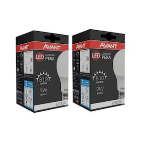 Lâmpada Led Avant Pera 9w E27 6500k - Kit 2 Unidades
