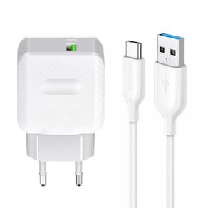 Carregador 30W Usb-C Para Motorola Moto G10 G20 G30 G50 G60