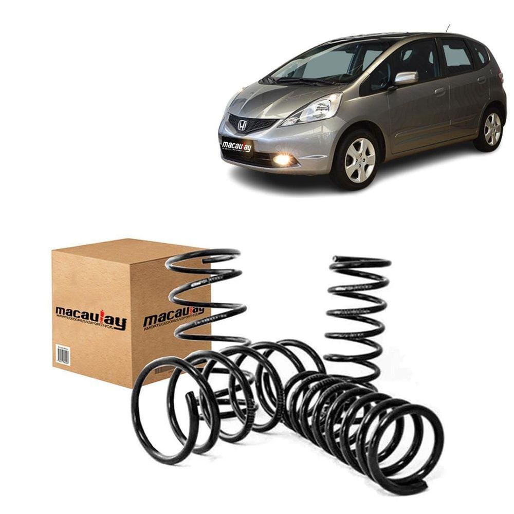 Jogo De Molas Dianteira Traseira Tamanho Honda Fit