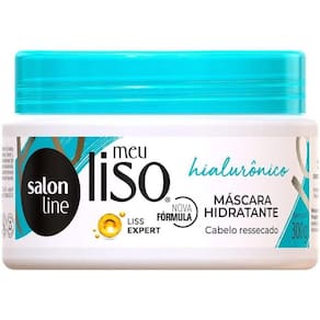 SalonLine Máscara Meu Liso Spa Capilar Ácido Hialurôn.- 300g