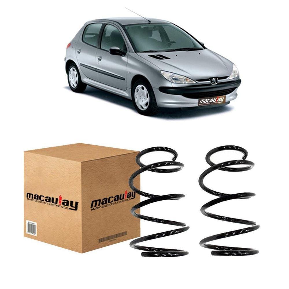 Par De Molas Convencionais Dianteiras Peugeot 206