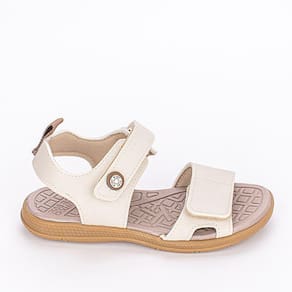 Sandália Infantil Masculina Kidy Comfort Casual Bege Natural