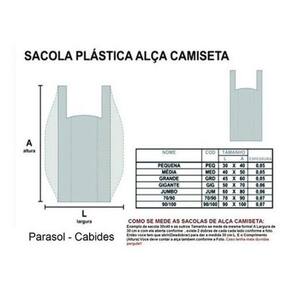 Sacolas Plasticas Reciclada Reforçadas Resistente 50X70 5Kg