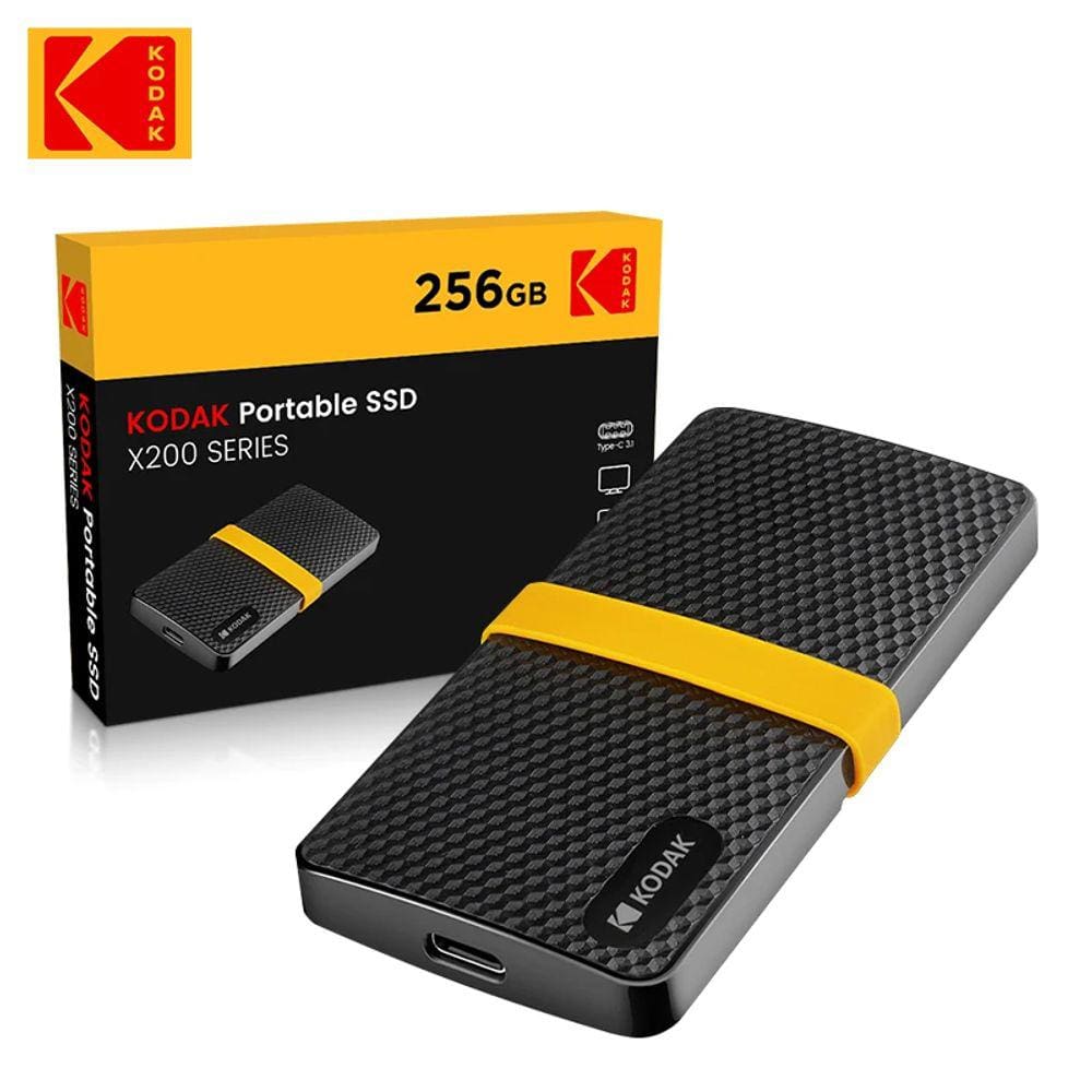 HD Portátil Externo SSD Kodak X200 - 256 Gb