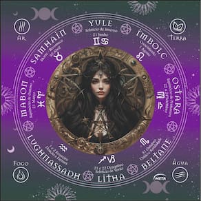 A Legítima Toalha Jogo Cartas Bruxa Wicca 70x70 cm Preta