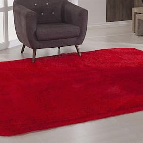 Tapete Congo 2,00 X 2,40m Niazitex Vermelho