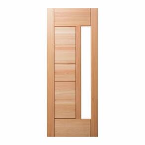 Folha de Porta Maciça 210x62cm Eucalipto Pm76 Lira Cruzeiro Portas Nude