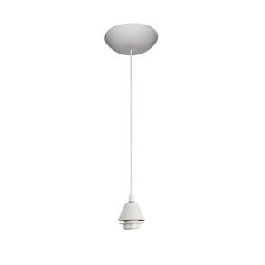 Cabo Fio Pendente Iluminação Moderna 1,5M Com Rosca Branco