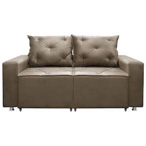 Sofá 2 lugares Retrátil e Reclinável Bariloche 1.80cm C/ Molas - Suede