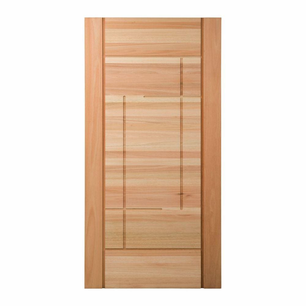 Folha de Porta Maciça 210x102cm Eucalipto Pm92 Moderne Cruzeiro Portas Nude