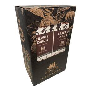 Incenso Nirvana Natural Cravo E Canela 12 Cxs Com 9 Varetas