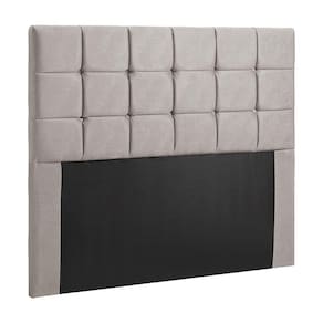 Cabeceira Cama Box Queen 1,60 Estofada Julia Veludo Bege Marfim Speciale Home