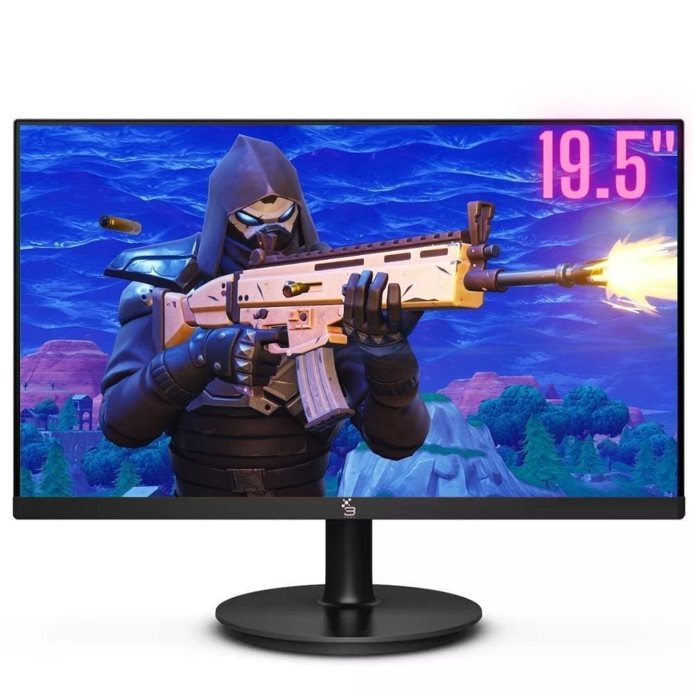 Monitor Gamer 19.5” LED, Widescreen, 75Hz, 2ms, Full HD, HDMI, VESA, Ajuste de inclinação - 3green 3GG-195