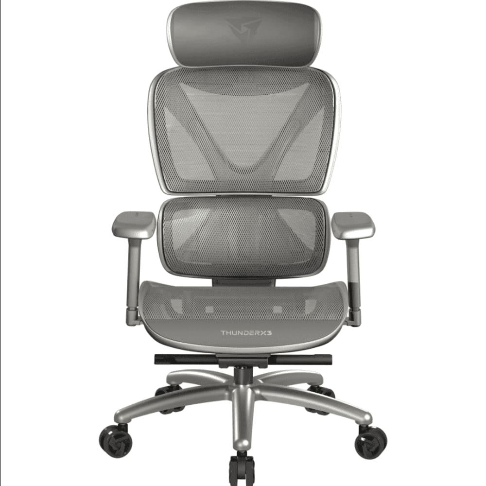 Cadeira Ergonômica THUNDERX3 XTC MESH Cinza