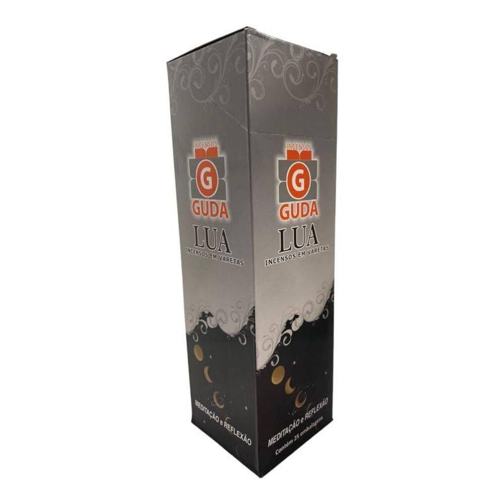 Incenso Lua Guda Indiano 25 Caixas Com 7 Varetas