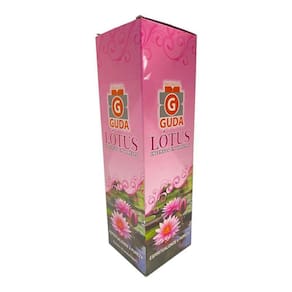 Incenso Lotus Guda Indiano 25 Caixas Com 7 Varetas