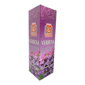 Incenso Verbena Guda Indiano 25 Caixas Com 7 Varetas