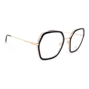 Óculos Armação Hickmann Hi60005 H01 Feminino Hexagonal Preto