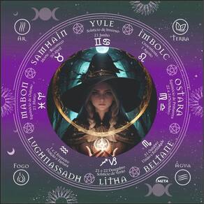 A Legítima Toalha Jogo Cartas Bruxa Wicca 70X70Cm Verde