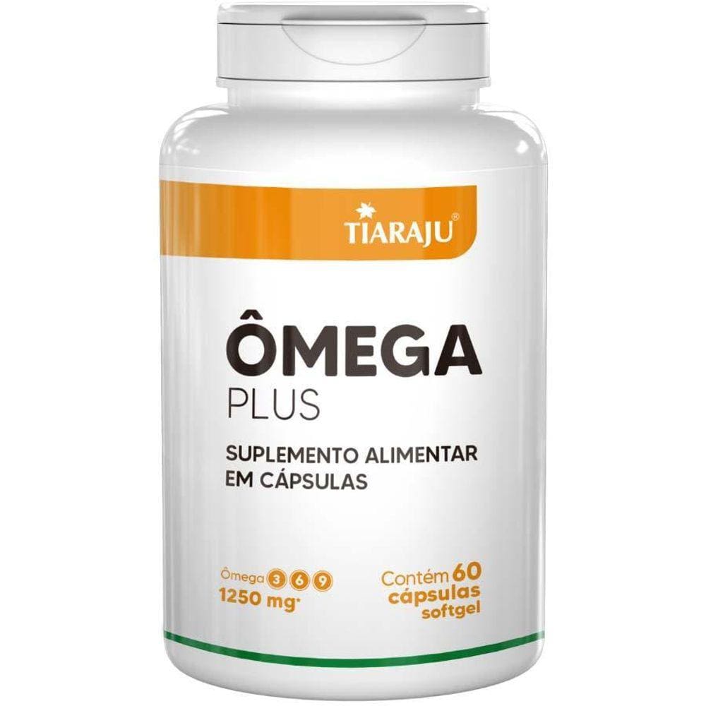 Omega Plus Omega 3, 6 E 9 1250Mg Com 60 Cápsulas Tiaraju