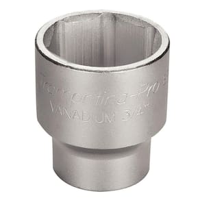 Soquete Sextavado Em Aço Cromo Vanádio 50 Mm - Encaixe 3/4" Tramontina Pro Tramontina