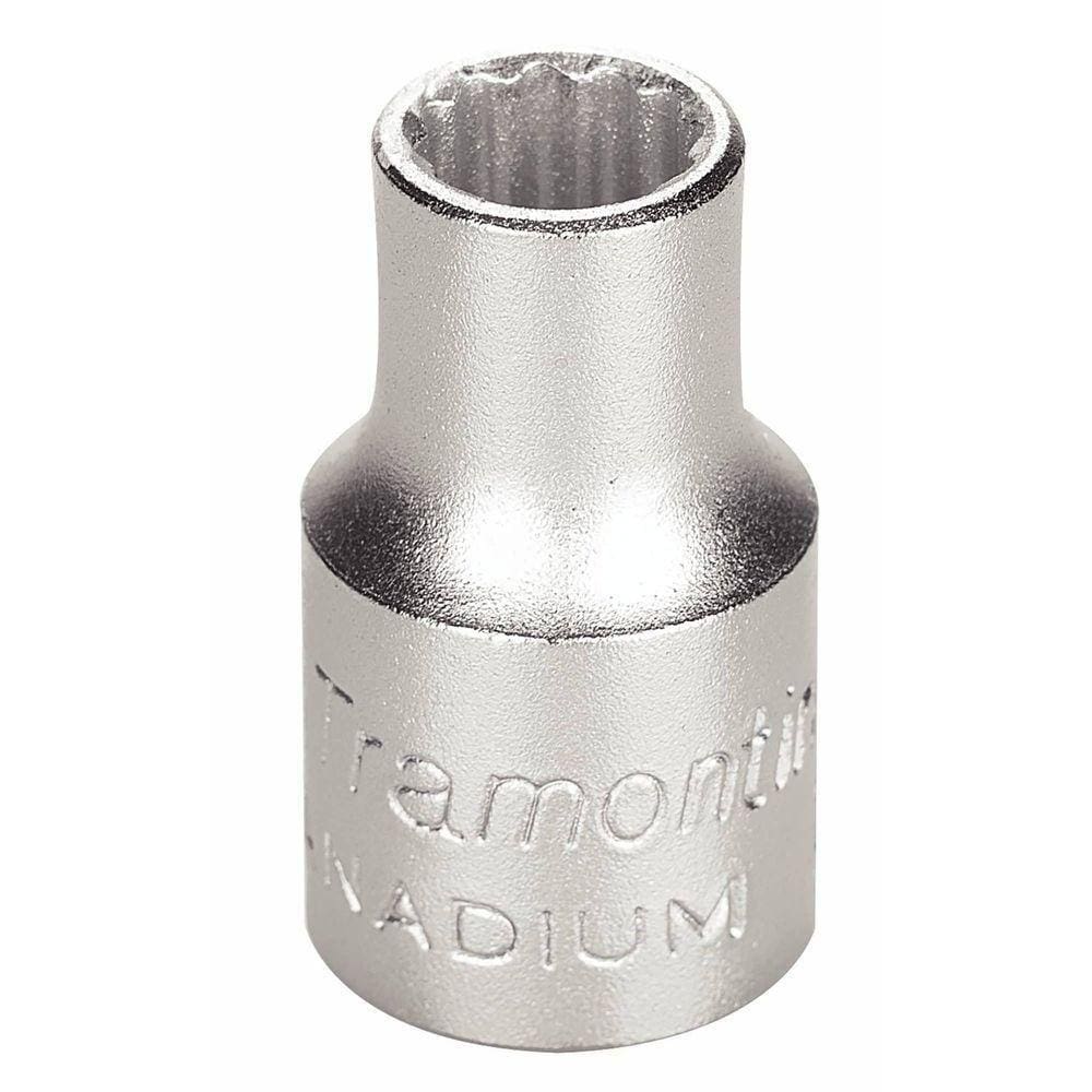 Soquete Estriado Em Aço Cromo Vanádio 11/32" - Encaixe 3/8" Tramontina Pro Tramontina