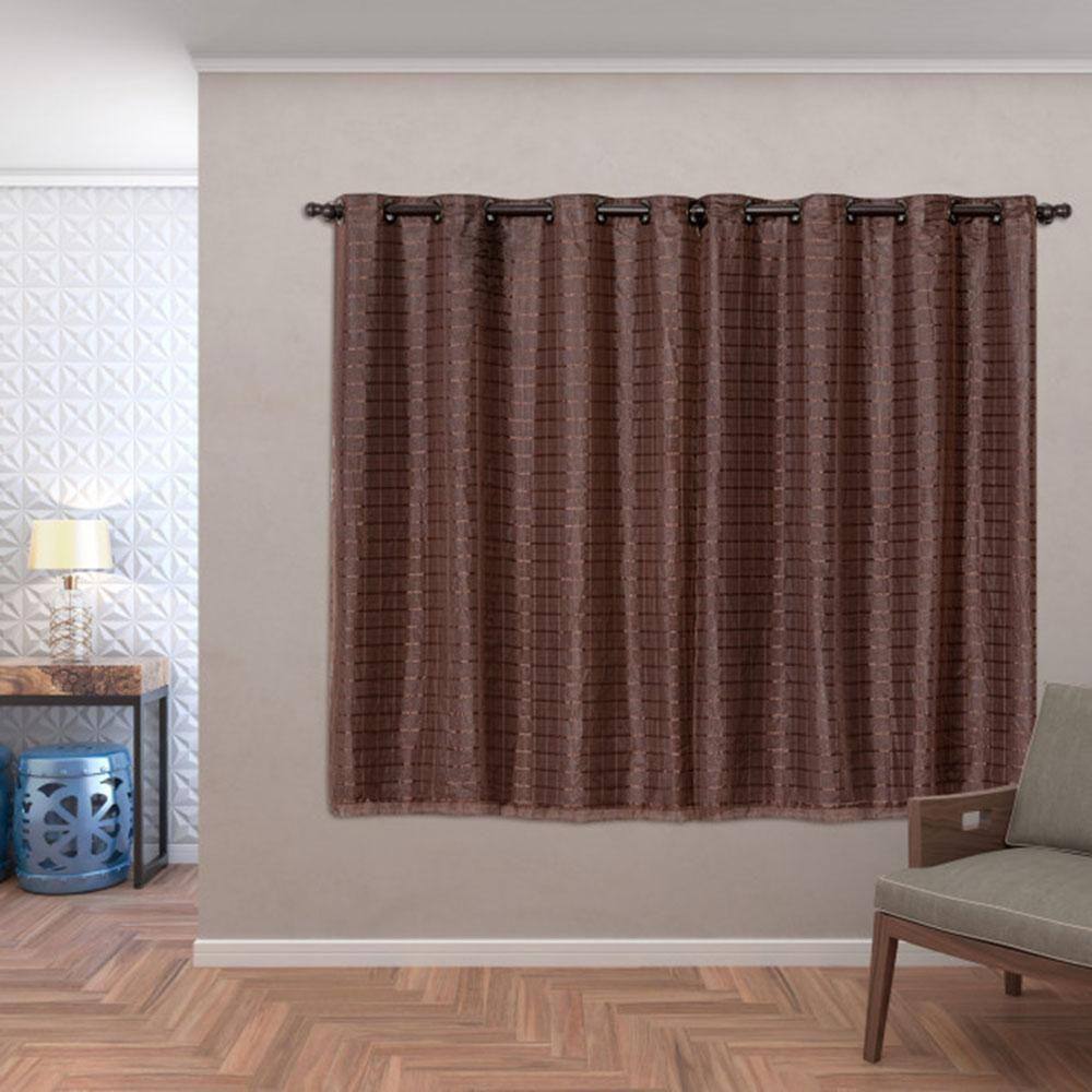 Cortina Blackout 2,80M X 1,60M Voal Corta Luz Sala Quarto