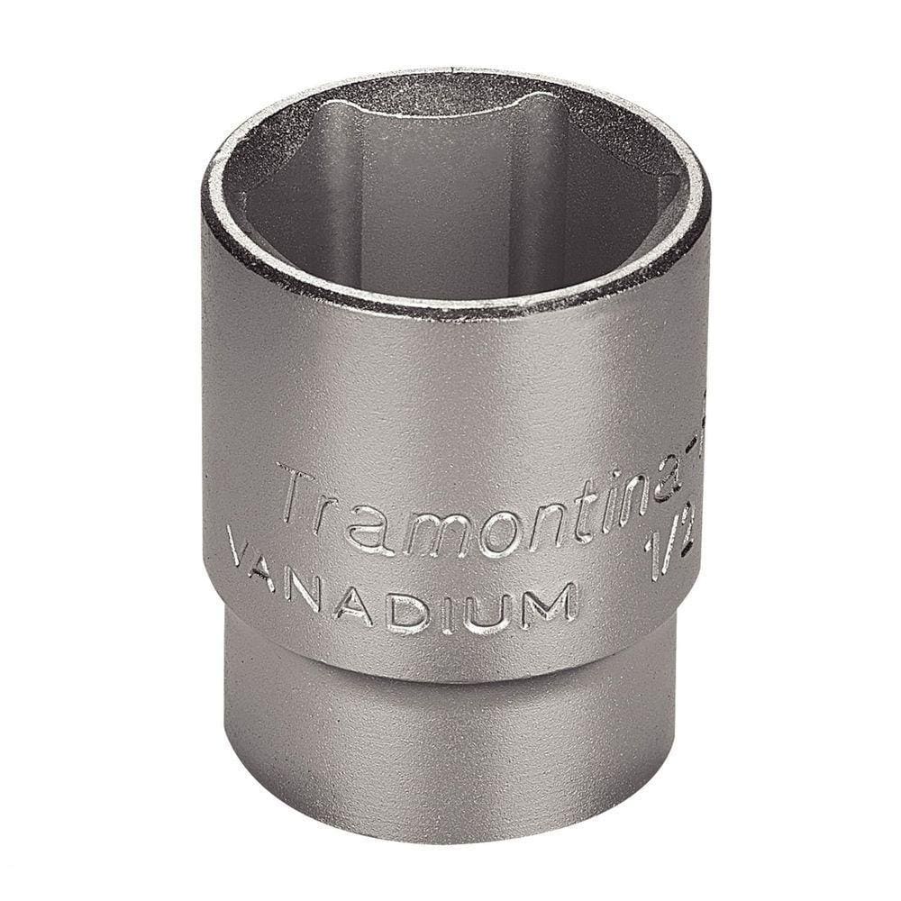 Soquete Sextavado Em Aço Cromo Vanádio 23 Mm - Encaixe 1/2" Tramontina Pro Tramontina