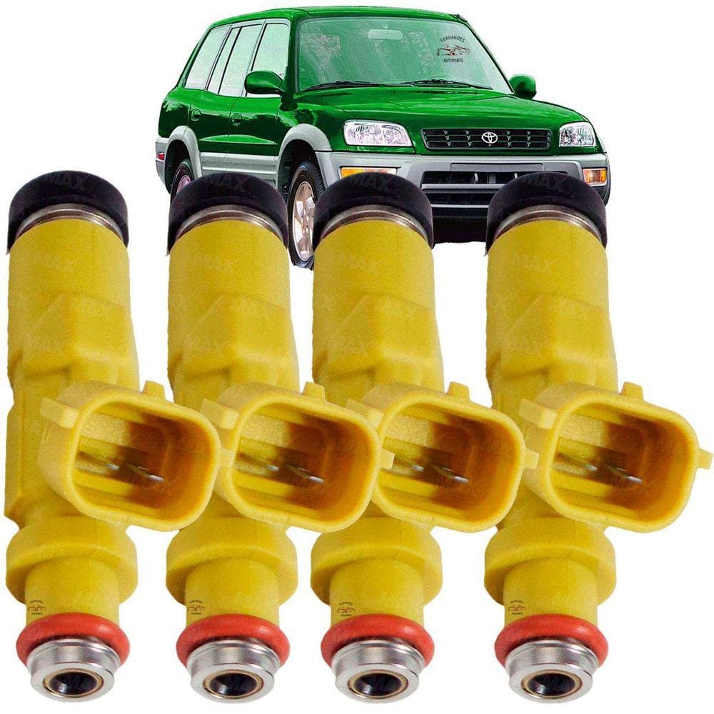 Kit 4 Bicos Injetor Toyota Rav4 2.0 16V 2325011130