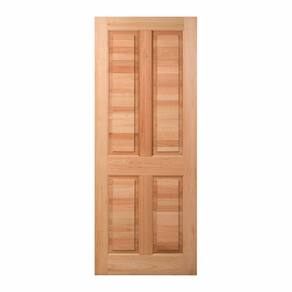 Folha de Porta Maciça 210x62cm Eucalipto Pm44 Hagá Cruzeiro Portas Nude