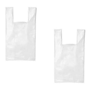 500 Sacolas Plasticas 40X50 Branca Reciclada Kit Oferta