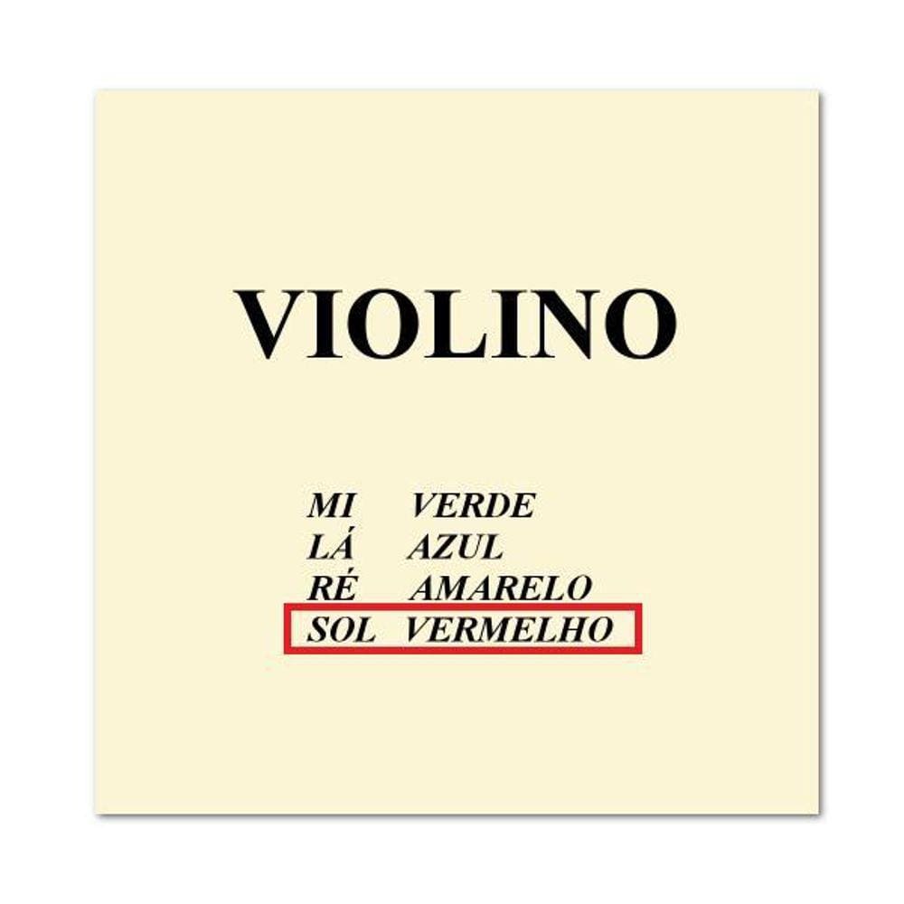Corda Avulsa M Calixto Violino 4/4 Sol Mauro Calixto