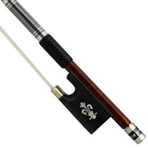 Arco Misto Carbono/Madeira Flor De Lis Violino 4/4 Ebony 64g