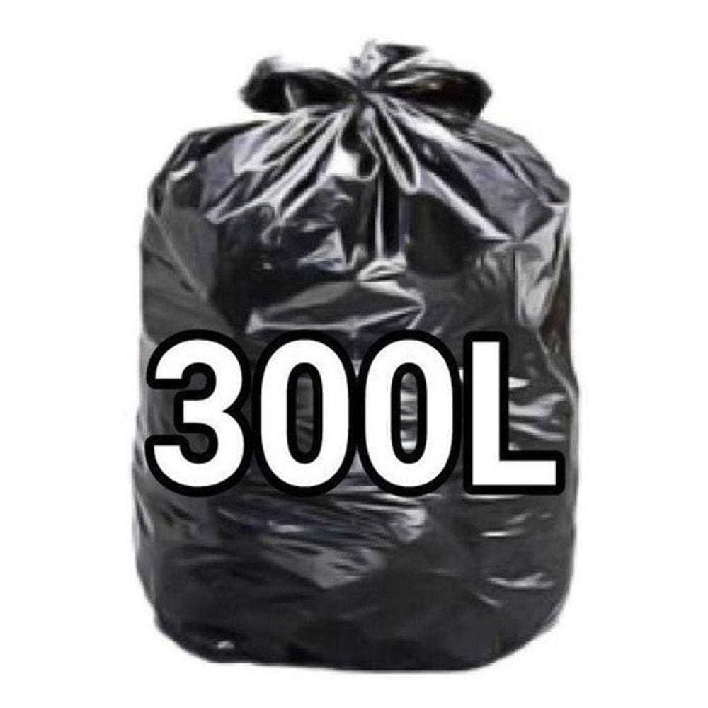 Sacos De Lixo 300L Super Reforçado 100 Unidades