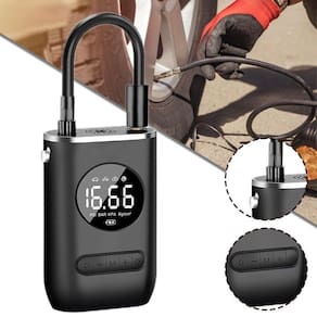 Bomba Elétrica Encher Pneu De Carro Moto Bike Digital